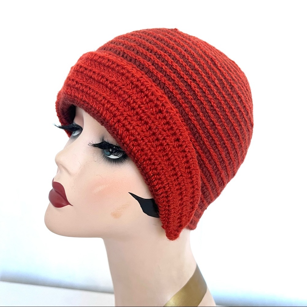 Roman Keflay Hand Crochet 20’s Style Wool Hat